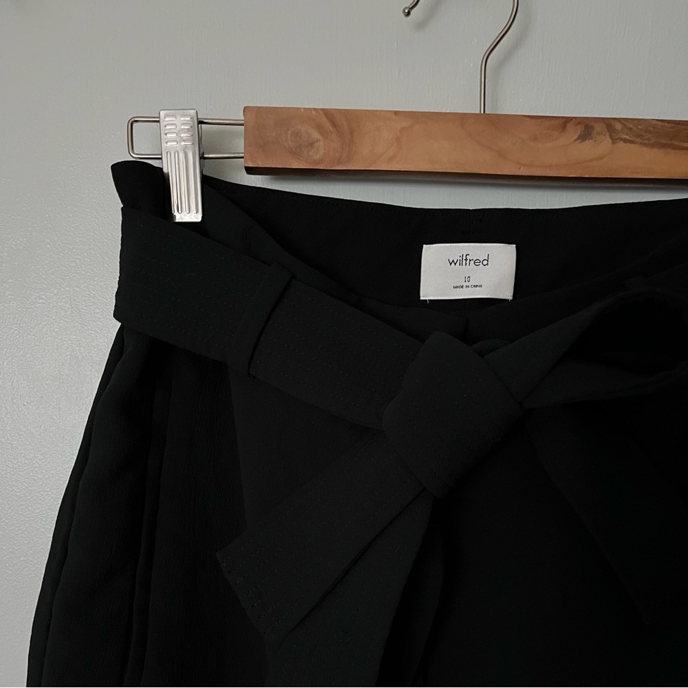 Aritzia Wilfred Tie Front Pants, 10